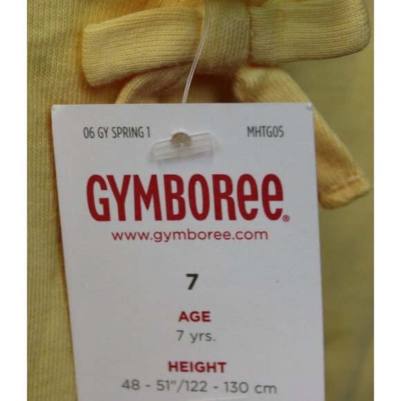 2006 Gymboree Freshly Picked Tee Shirt Flowers Lace sz 7 Cap Sleeve Puff Bow - Picture 6 of 6